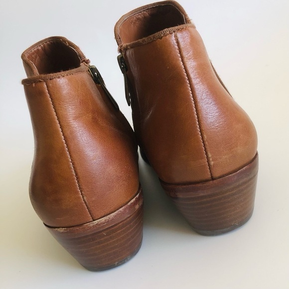 Sam Edelman Petty Cognac Booties 6.5 Wide - Picture 10 of 16